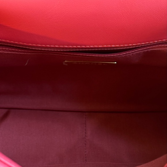 AUTHENTIC CHANEL 19, Large - Dark Rose - Picture 14 of 17